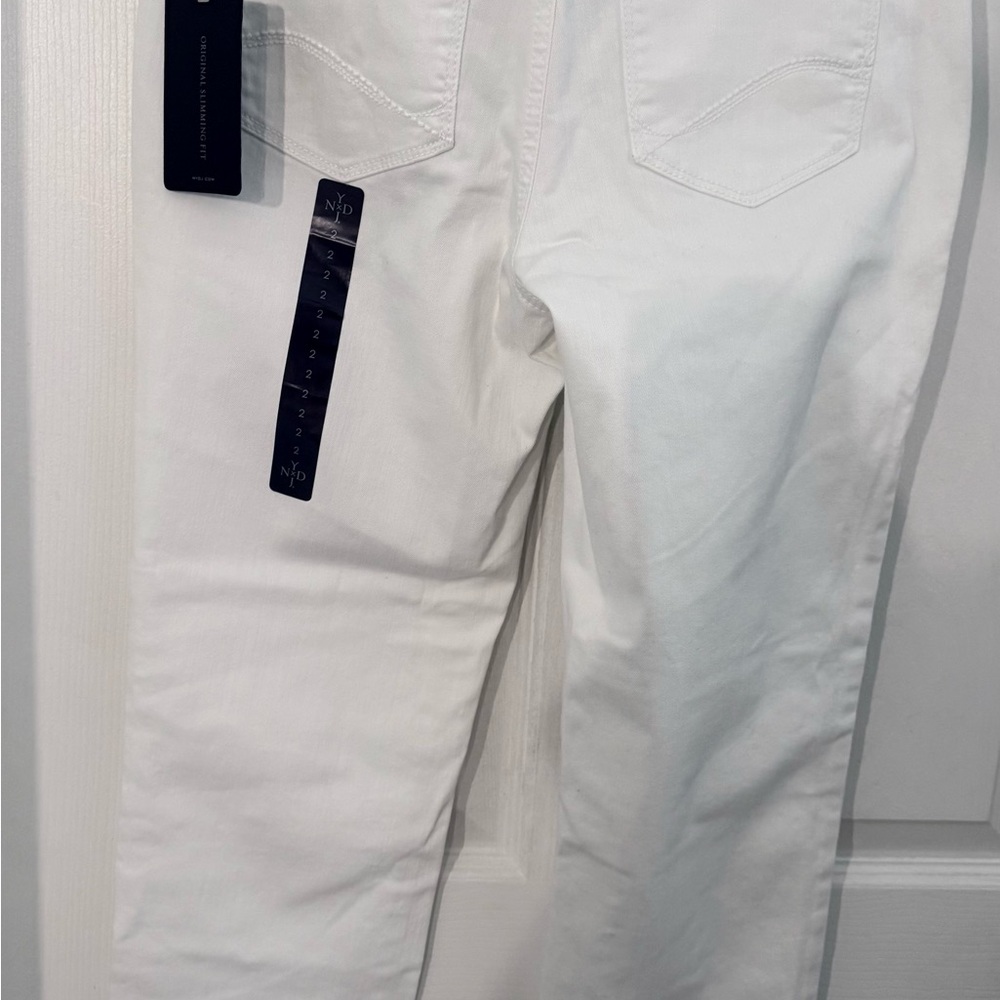 NYDJ Optic White Ankle Jeans Size 2 Brand new! - Picture 5 of 6